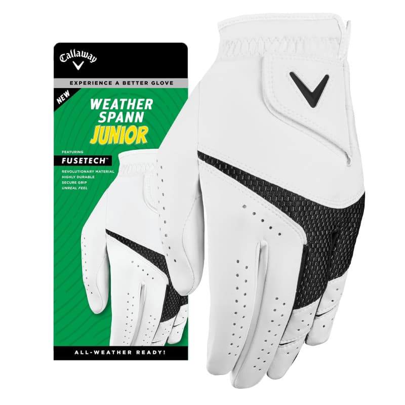 Gant de Golf Callaway Junior en Cuir pour Gaucher - Confort et Résistance