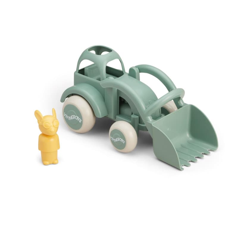Chargeuse sur Roues Viking Toys - Véhicule de Sable avec Figurine pour Enfants