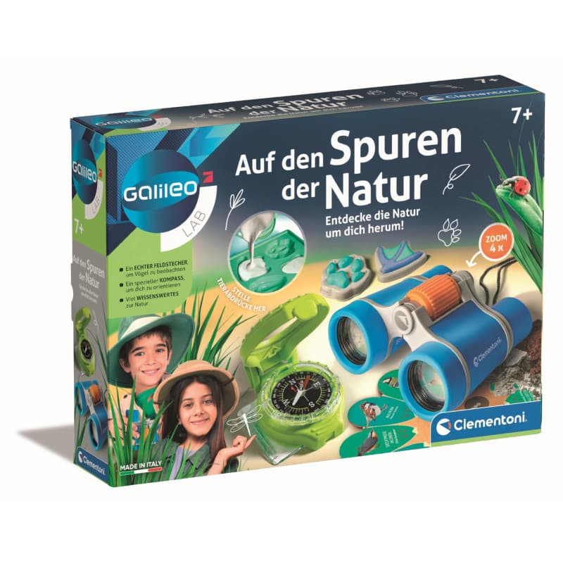 Clementoni Galileo Lab - Kit d'Expérimentation Nature pour Enfants à Partir de 8 Ans