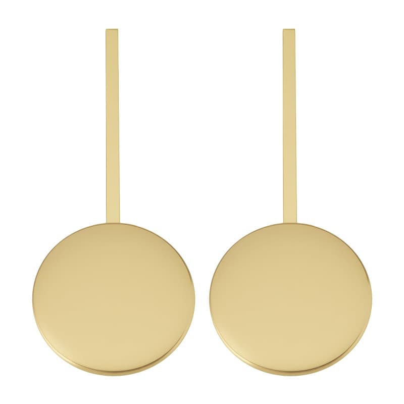 ECSiNG Lot de 2 Horloges Murales en Métal Doré - Pendule de 15 cm pour DIY