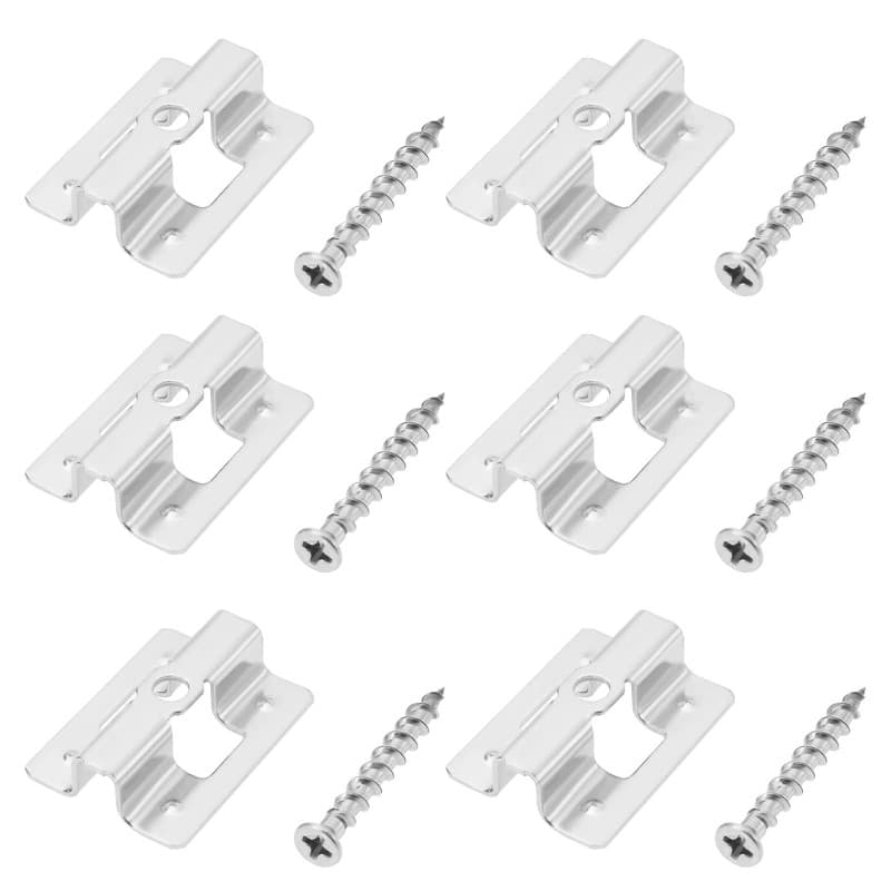 Kit de 100 Clips et Vis en Acier Inoxydable pour Terrasse LT Easiyl
