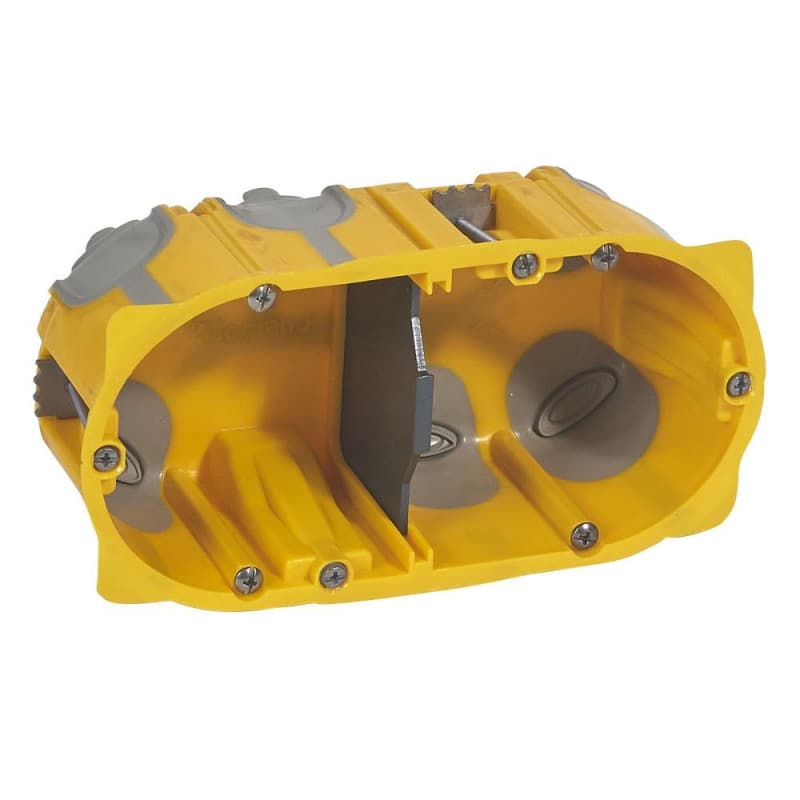 Boîte D'Encastrement Legrand EcoBatibox 2 Postes 50 mm - Étanchéité Renforcée