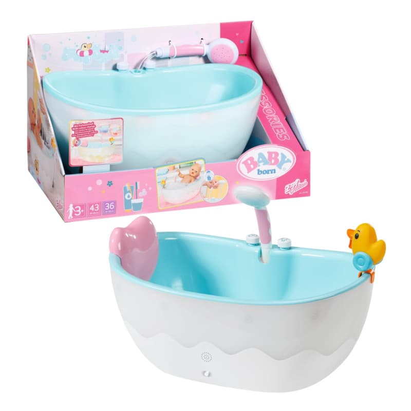 Baignoire BABY born avec Effets de Lumière et Son pour Poupées