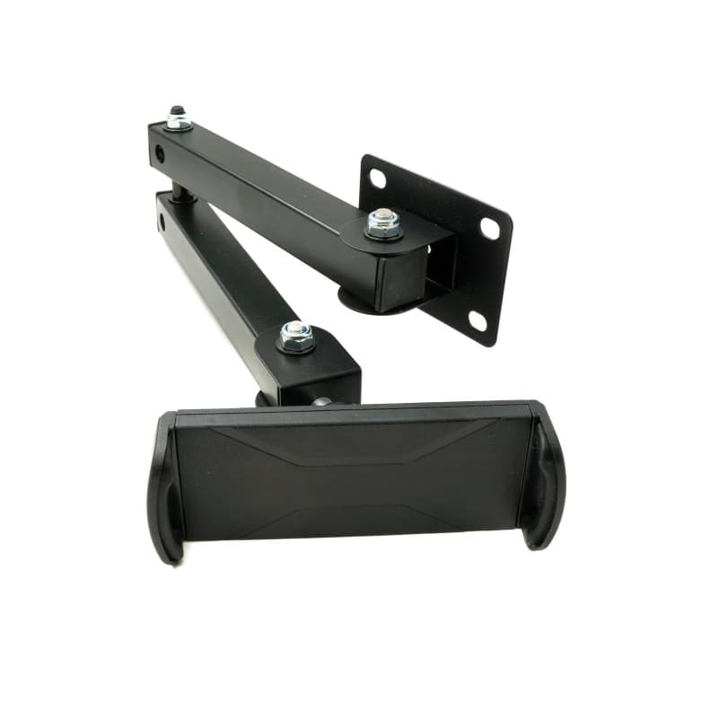 Support Mural Aluminium Inclinable pour Tablettes 13-28 cm