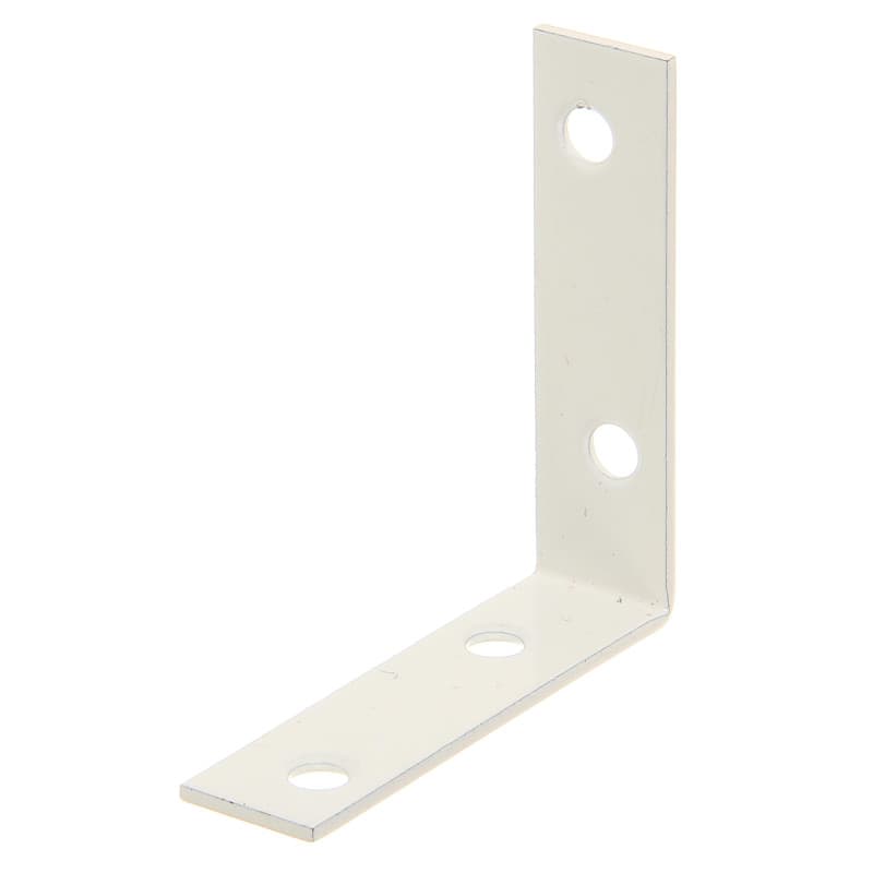 Équerre de Chaise Plastifiée Alberts - Kit de 40 Pièces, Blanc