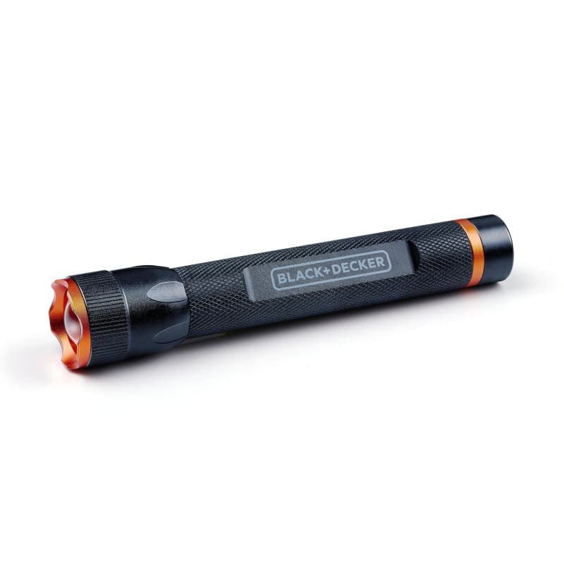 Lampe de Poche LED BLACK+DECKER 200 Lumens - Torche Compacte 3 Modes