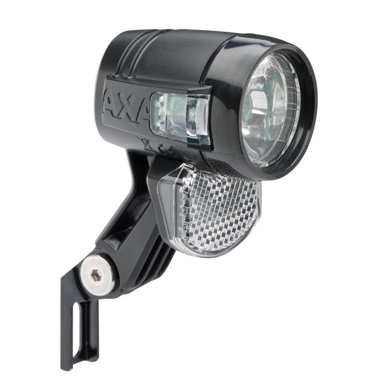 Lumière LED AXA Blueline 30 pour Vélo Électrique - 30 Lux, 50 m de Visibilité