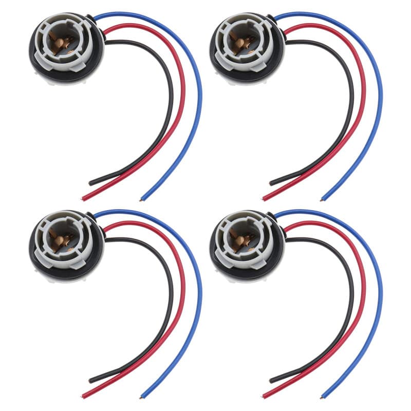 Adaptateur Douille d'Ampoule BAY15D 1157 - Pack de 4 pour Feux Arrière et Stop