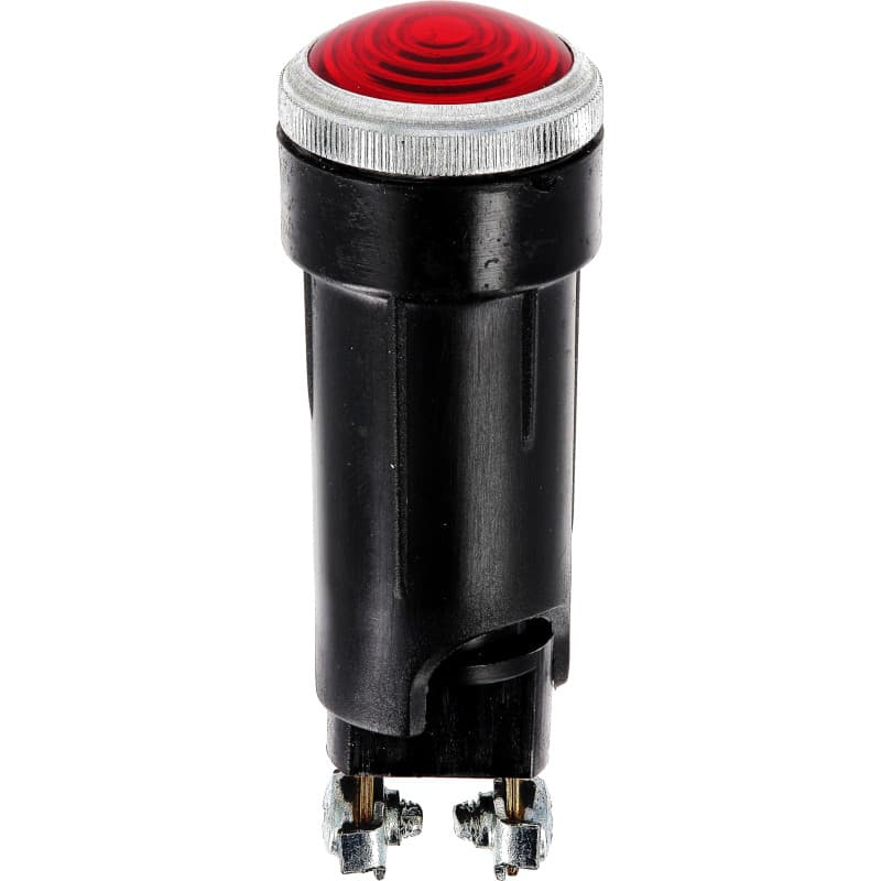 Voyant Lumineux Rouge Restagraf avec Ampoule - Signalisation Électrique 12V