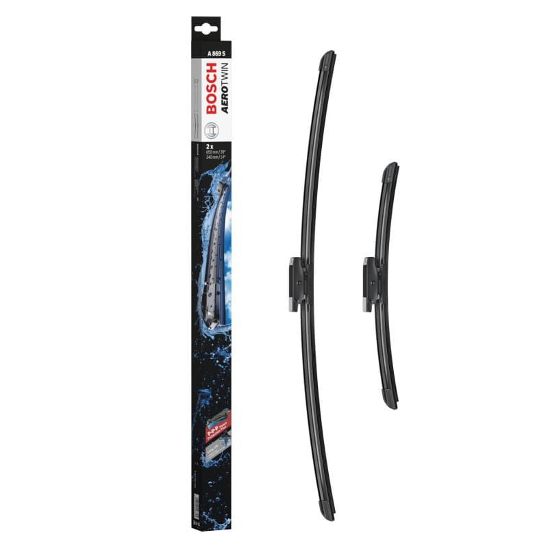Bosch Aerotwin A869S - Balais d'Essuie-Glace Plats 650mm/340mm pour Audi et Mercedes