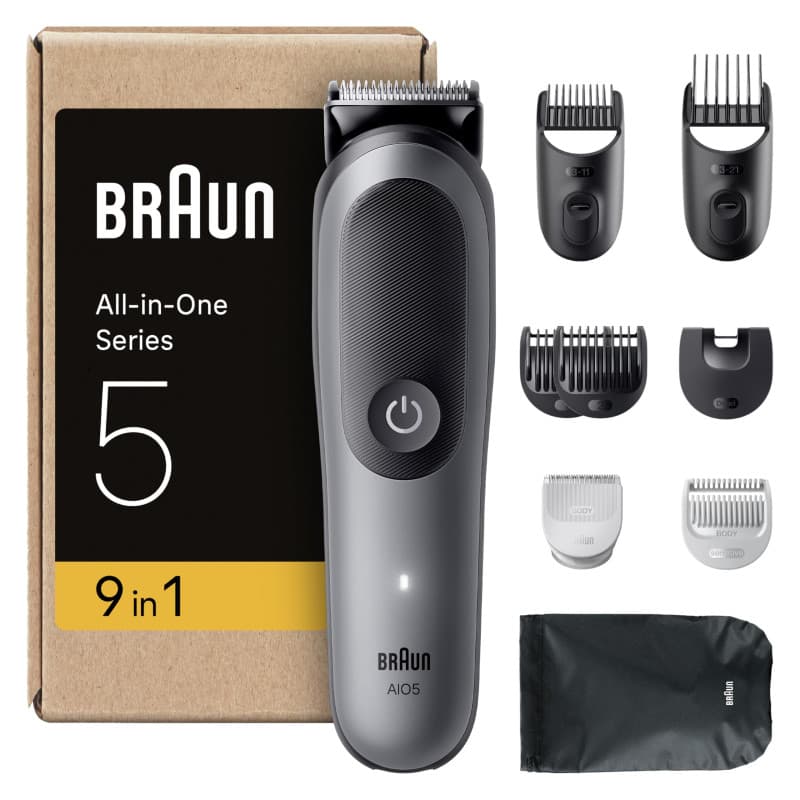 Braun Tondeuse Tout-En-Un Series 5 - Kit 9-En-1 avec Lame Ultra Affûtée