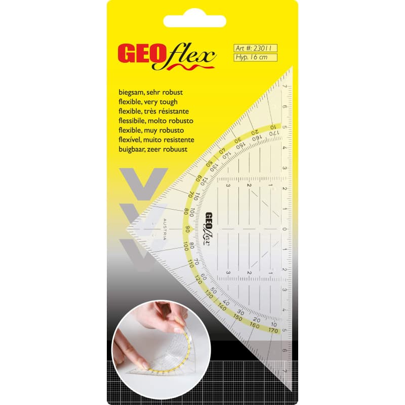 Lot de 10 Rapporteurs Aristo Geo Flex AR23011 pour l'Éducation