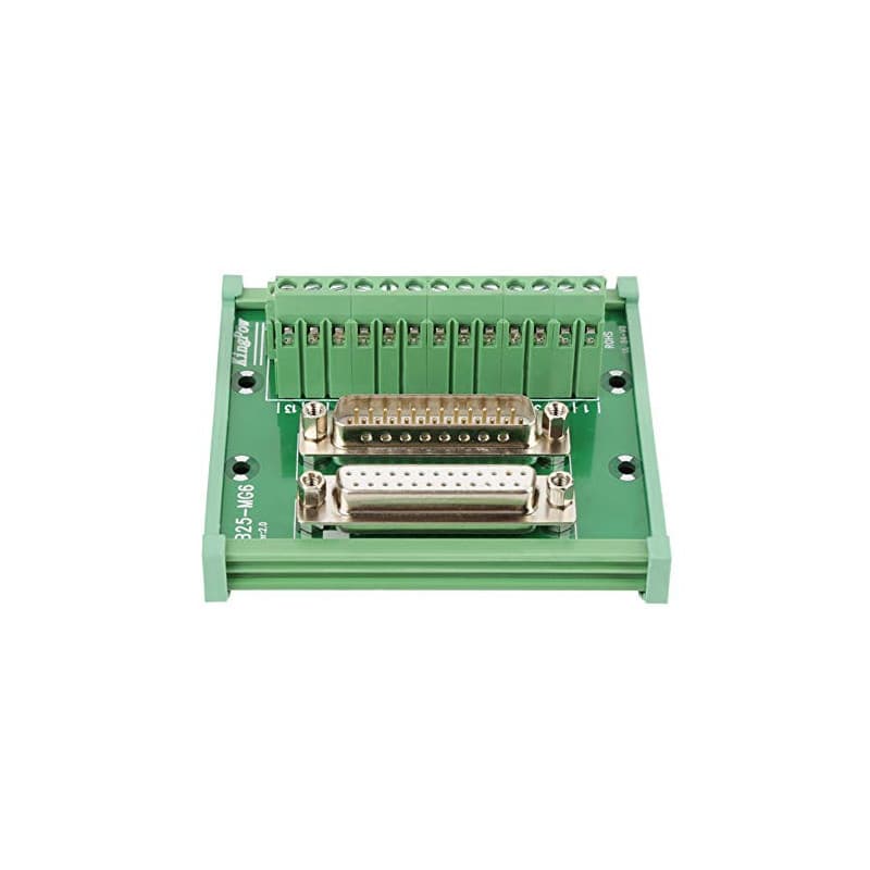 Connecteur DB25 D-Sub Male et Femelle pour Montage sur Rail DIN