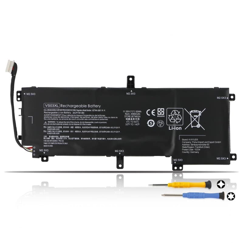 Batterie K KYUER 52Wh pour HP Envy 15 - Remplacement Fiable