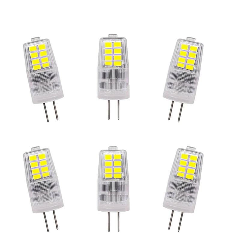 Lot de 6 Ampoules LED G4 3W Blanc Froid 6000K - Économie d'Énergie