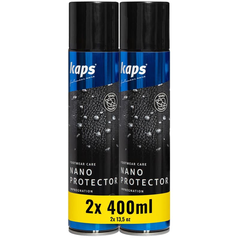 Kaps Nano Protecteur - Lot de 2 Vaporisateurs Imperméabilisants pour Chaussures 400 ml