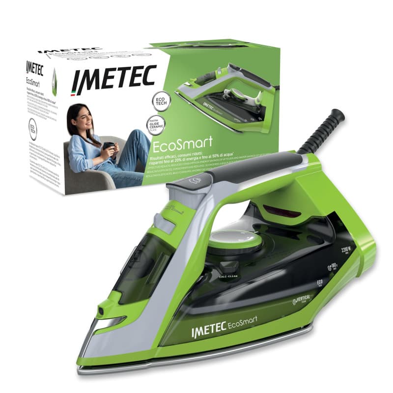 Fer à vapeur Imetec EcoSmart avec semelle Glide Ceramic - Efficacité énergétique 2200W