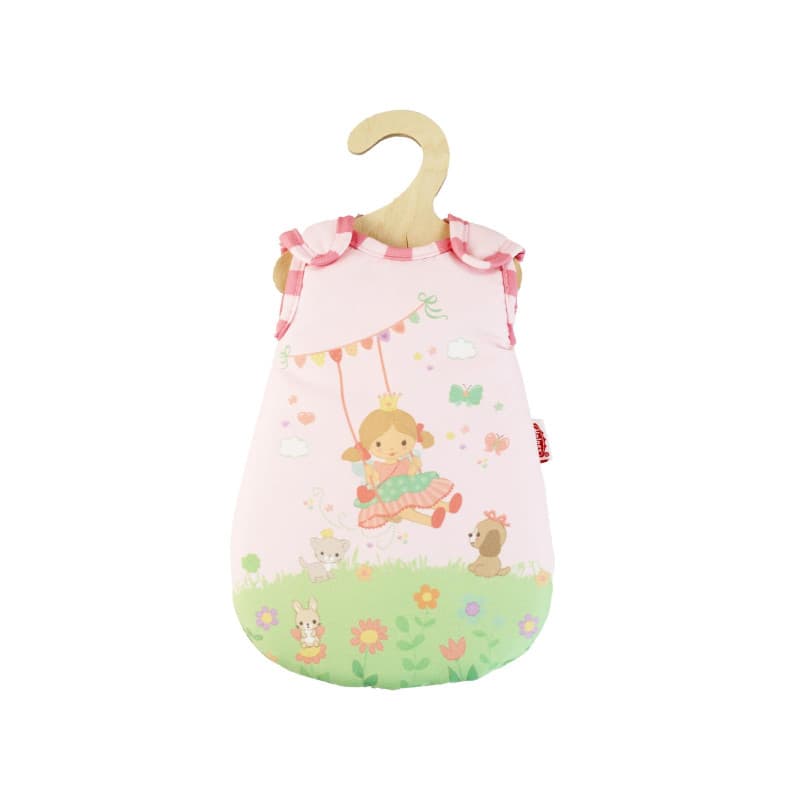 Gigoteuse Princesse Emily pour Poupée - Rose et Motif Coloré