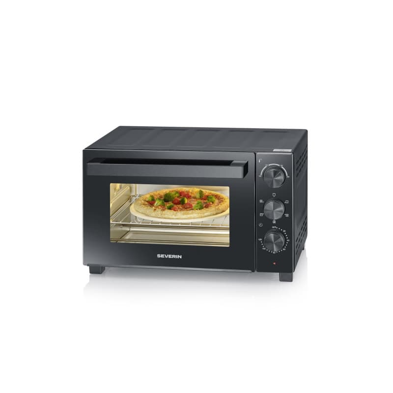 Mini-Four à Chaleur Tournante Severin 30L avec Tournebroche - Élégant et Pratique