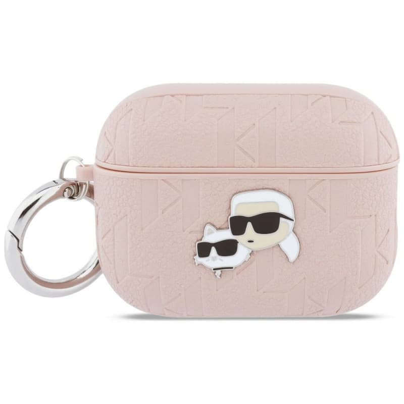 Coque de Protection Karl Lagerfeld Monogram pour AirPods Pro 3 - Rose Bonbon