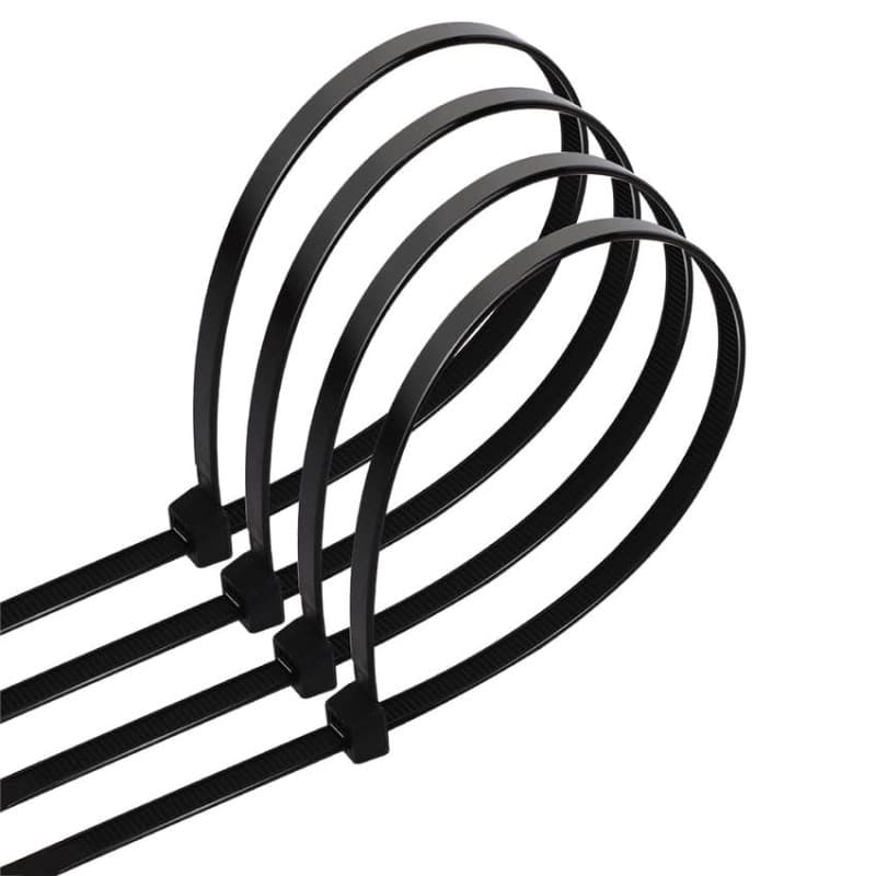 Lot de 40 colliers de serrage en nylon noir pour câbles - 3,6 x 150 mm