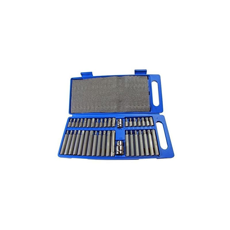 Kit d'Embouts Torx et Hexagonaux 40 Pièces avec Porte-Embouts