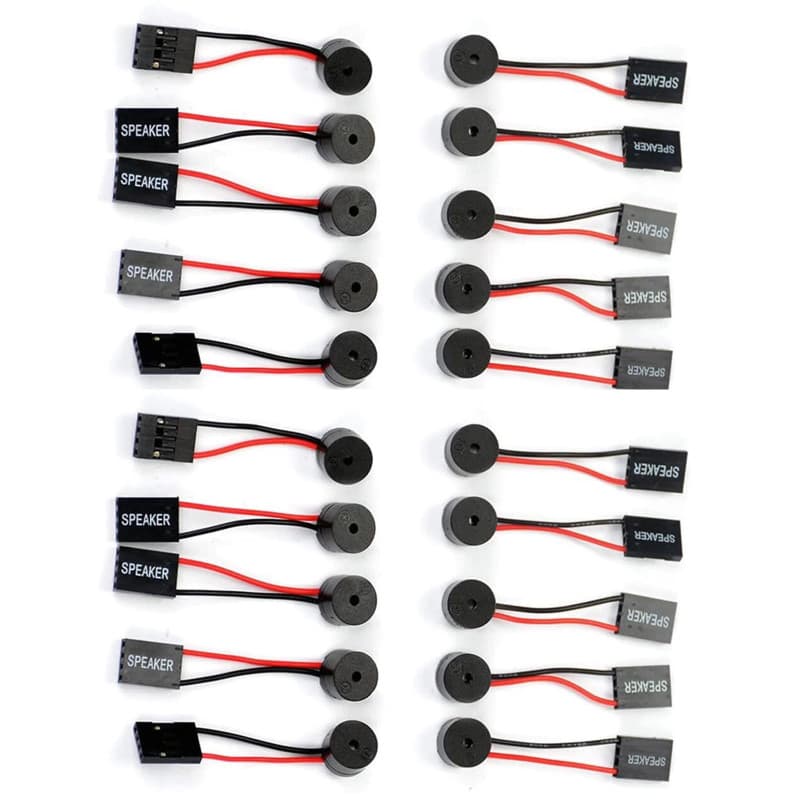 GERUI Lot de 20 Haut-parleurs Piézoélectriques pour Ordinateur