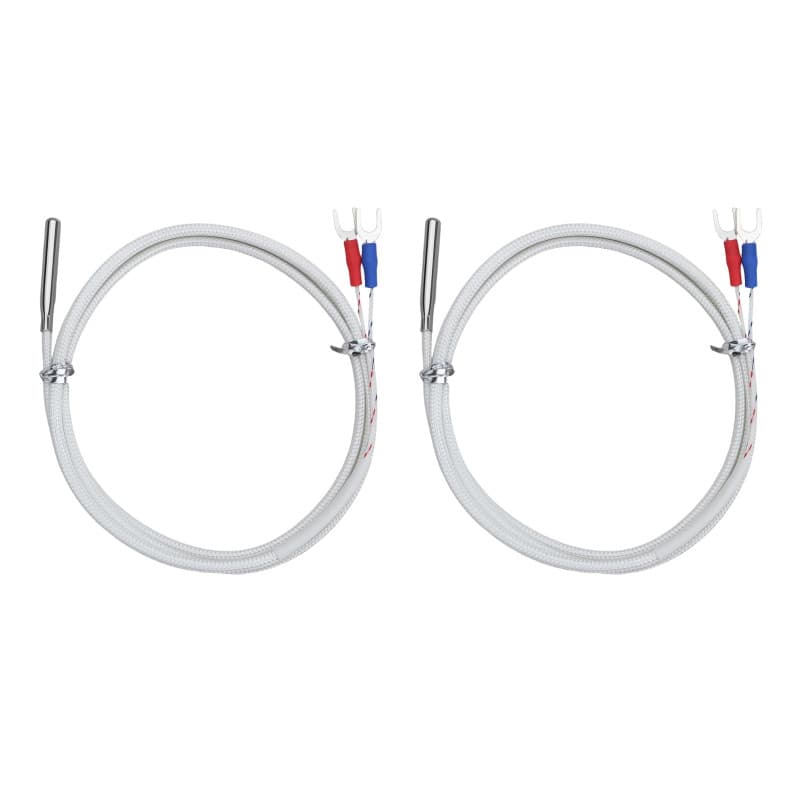 Lot de 2 sondes de température PT100 pour laboratoires - Plage 0-800 °C