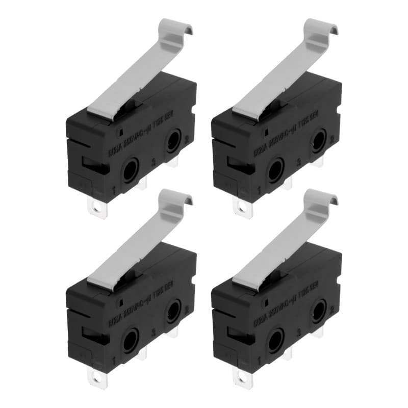 Interrupteur à Manivelle ECSiNG 4x 3 Broches Argenté 5A 125VCA