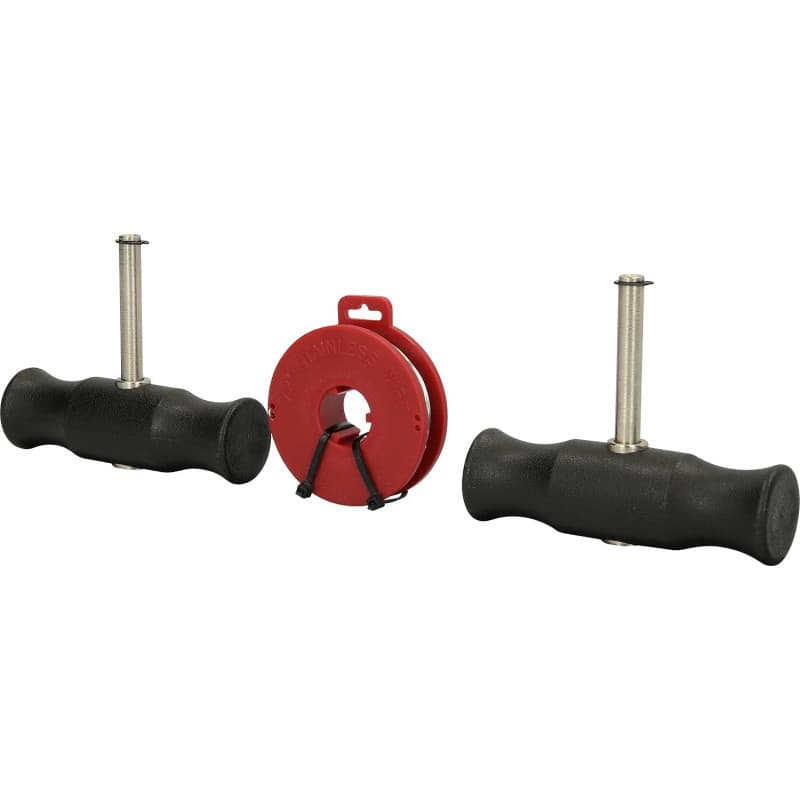 Jeu de 3 Poignées avec Fil de Traction pour Pare-Brise - BRILLIANT TOOLS BT681150
