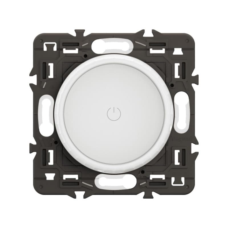 Interrupteur Variateur Rotatif Legrand pour Lampes Dimmables - Blanc
