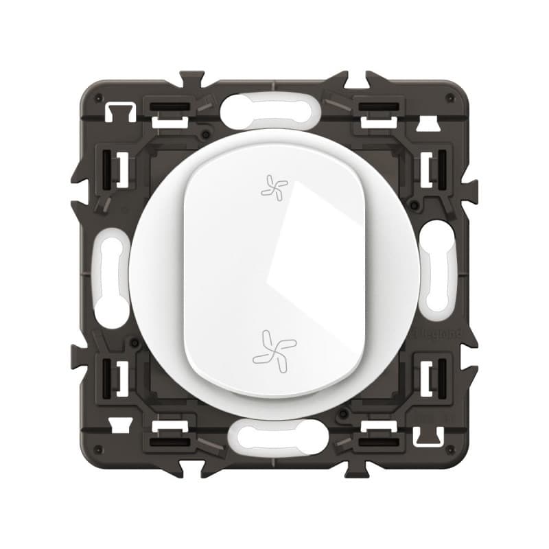 Interrupteur Poussoir VMC Legrand - 6A - Prêt à Installer - Blanc