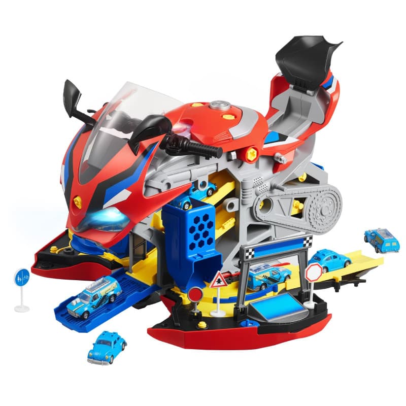 VEVOR Jouet Moto Transformable 6 en 1 avec Sons et Lumières pour Enfants