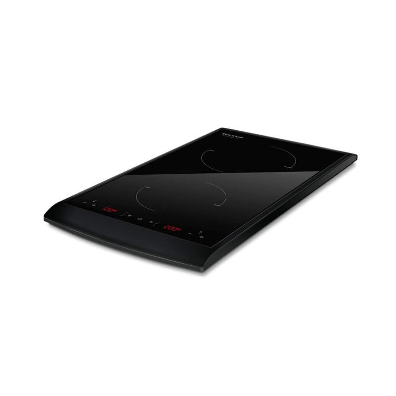 Plaque à Induction TAURUS Darkfire 2 Feux - Design Compact et Portable