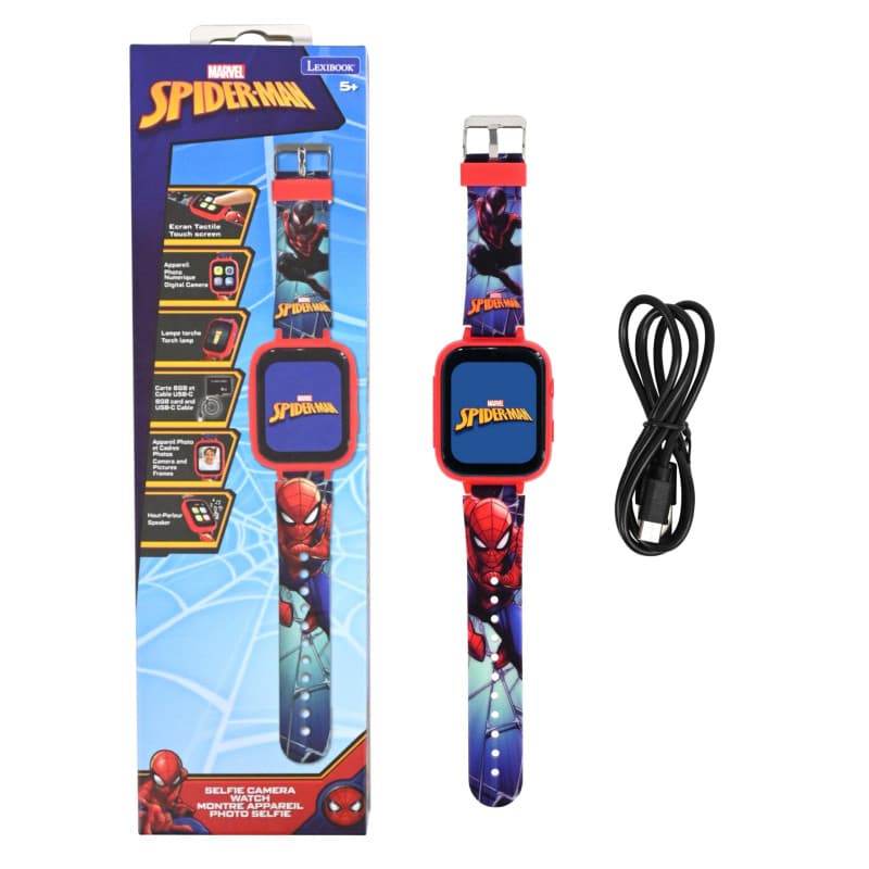 Montre Appareil Photo Spider-Man avec Écran Tactile HD - Lexibook