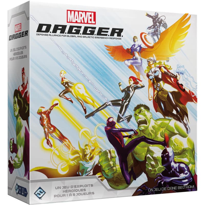Marvel D.A.G.G.E.R. - Jeu de société coopératif avec vos héros préférés