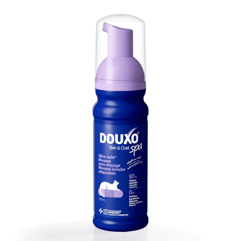 Douxo Mousse Spa pour Chat - Nettoyage Doux et Rafraîchissant 150 ML