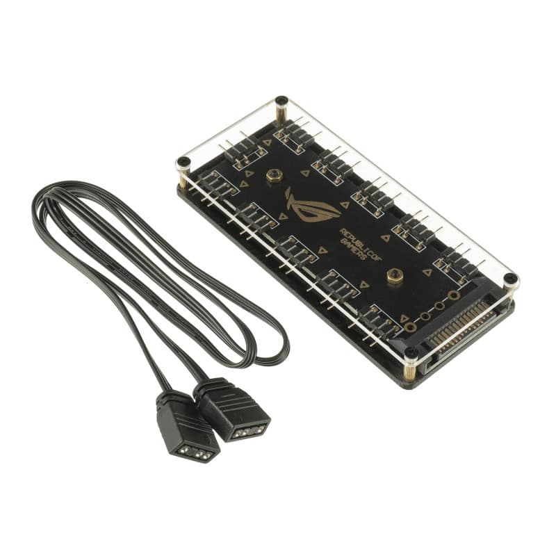 Hub Splitter RGB 5V 10 Ports pour Ordinateur - Extension ARGB