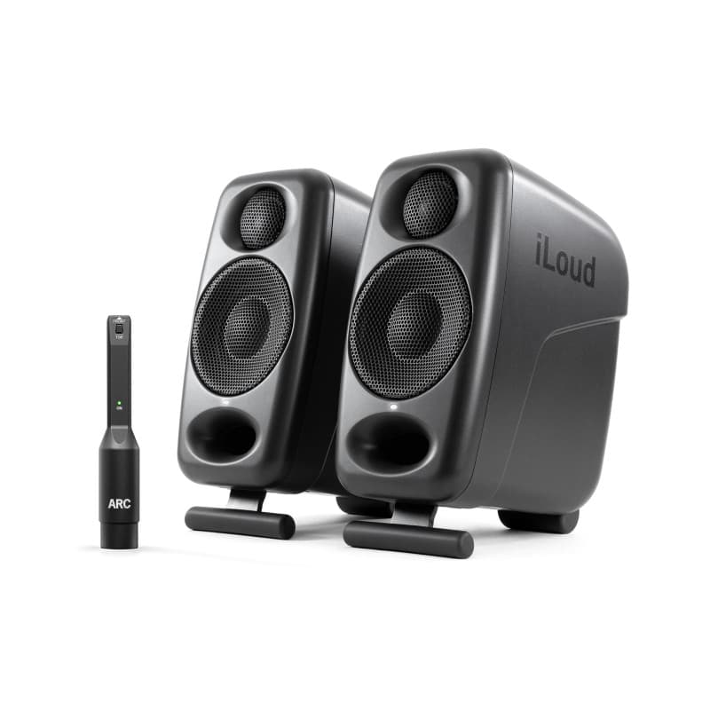 IK Multimedia iLoud Micro Monitor Pro - Moniteurs de Studio Compacts avec Micro d'Étalonnage ARC