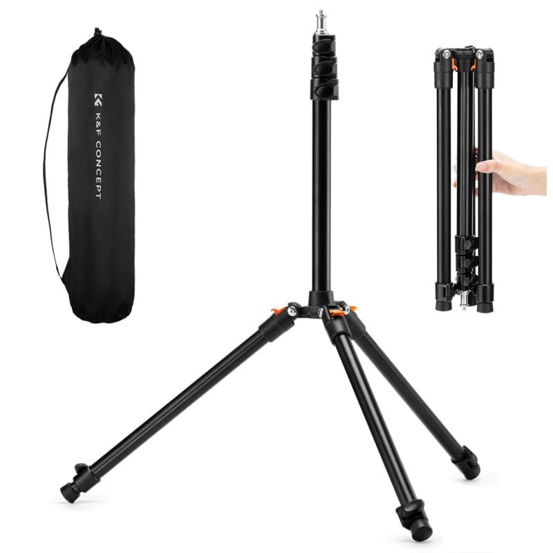 Trépied d'Éclairage Photographique Réversible K&F CONCEPT 200 cm