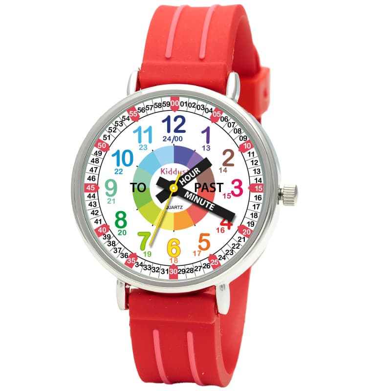 Montre Éducative Kiddus pour Enfants - Apprendre à Lire l'Heure en Amusant