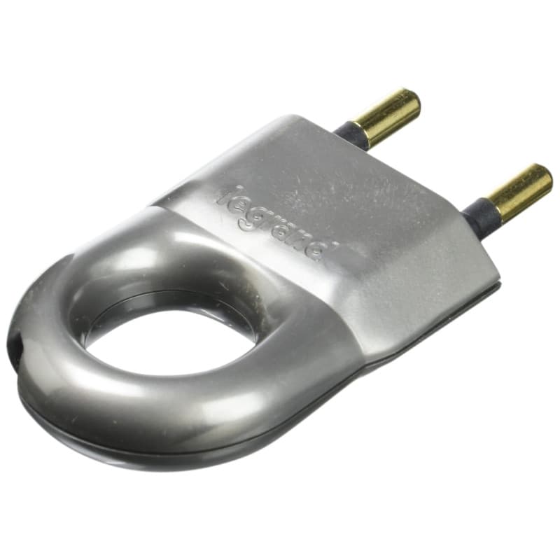 Fiche Mâle Sans Terre Legrand avec Anneau d'Extraction - Aluminium 6A