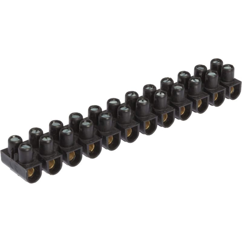 Borne de Raccordement Nylbloc 12 Plots - Legrand - 24A Noir