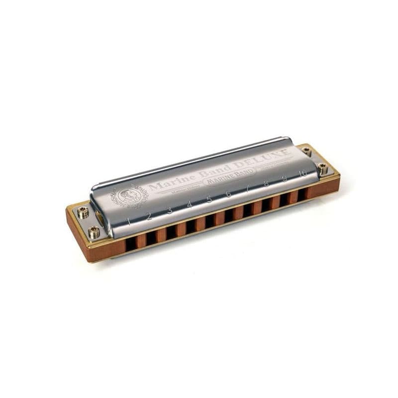 Harmonica Hohner Marine Band Deluxe en La Majeur avec Étui