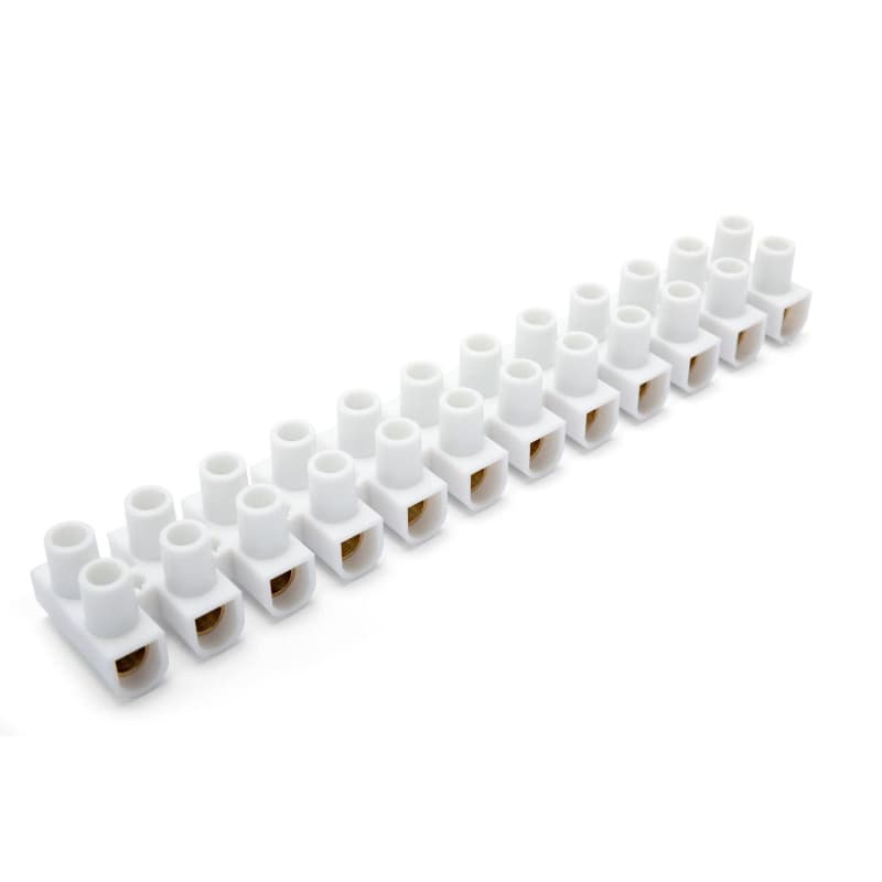 Barrette de connexion Velamp MG380 avec 12 bornes électriques - 80A