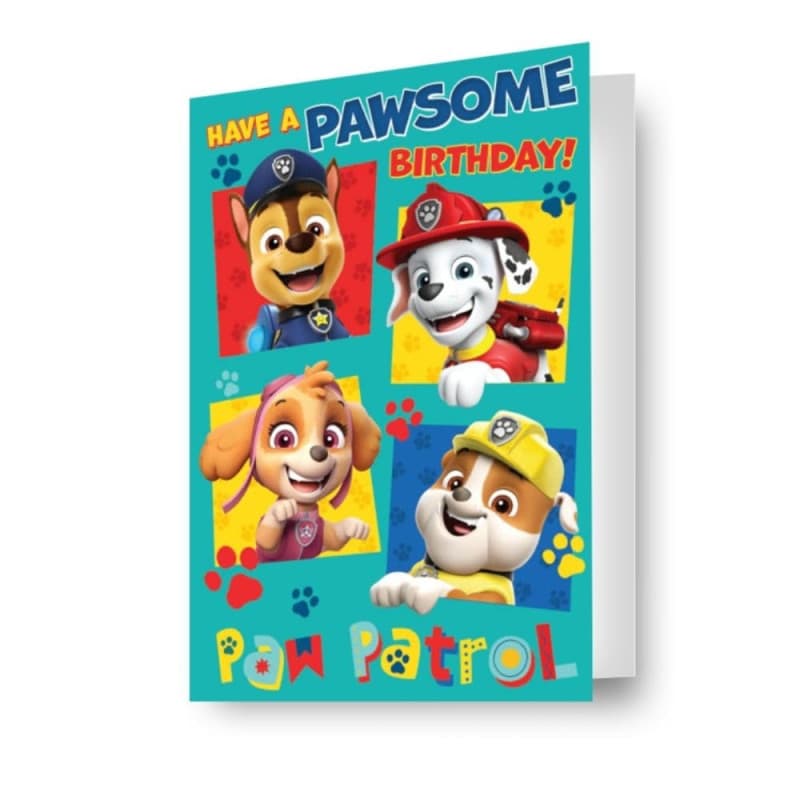 Carte d'Anniversaire Paw Patrol 3D Lenticulaire - Danilo Promotions