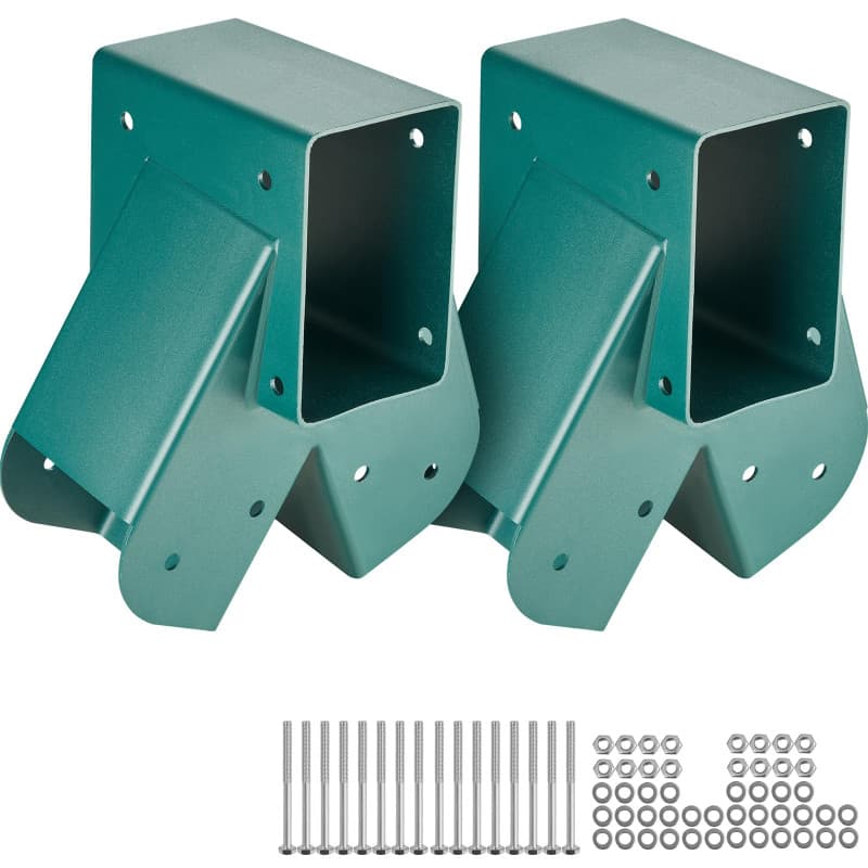 Kit de Raccords de Balançoire en Acier au Carbone - 2 Pièces pour Intérieur et Extérieur