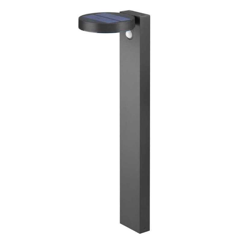 Lampe Solaire LED Posadas Anthracite avec Détecteur de Mouvement