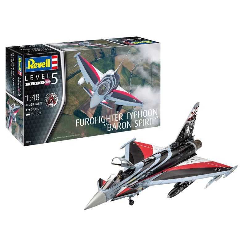 Maquette d'Avion Eurofighter Typhoon Baron Spirit - Revell 1/48