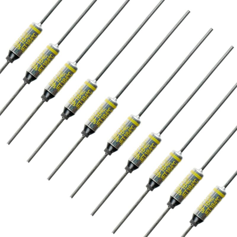 Fusibles Thermiques BOJACK 10A 250V - Paquet de 10 pièces